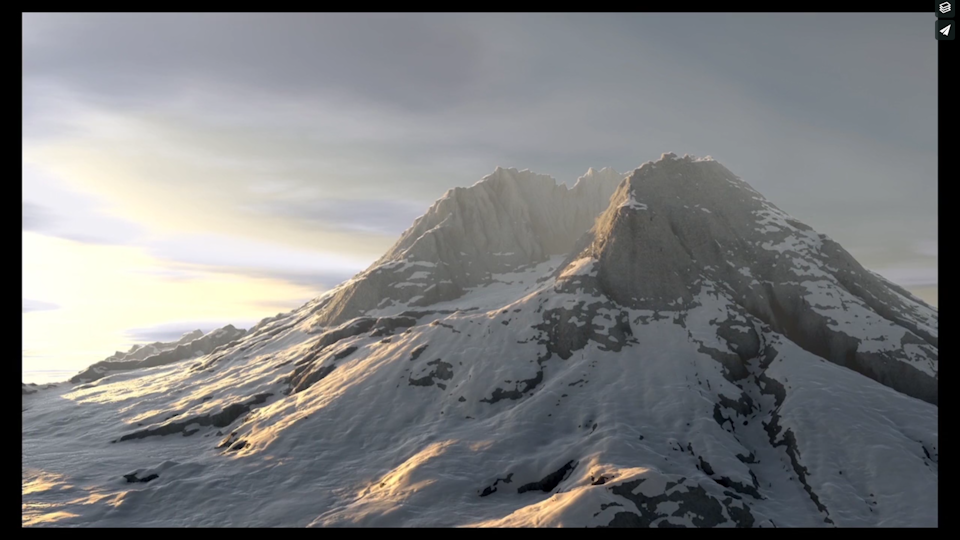 Mountain Terrain Texturing in Cinema4D