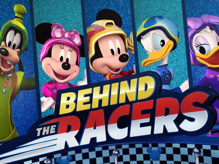 Behind Mickey's Roadster Racers Open