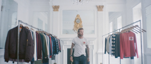 Kent & Curwen/T-Mall ‘David Beckham’s Disappearing Wardrobe’