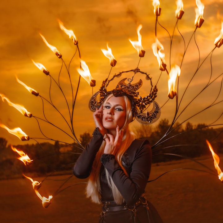Jessica Mary Clayton | Costume Designer | Wardrobe Stylist I Flow Artist - Fire Witch