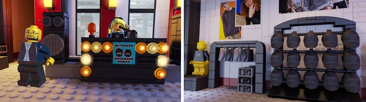 LEGO - AR Pop-up - Screen grabs from inside the AR store