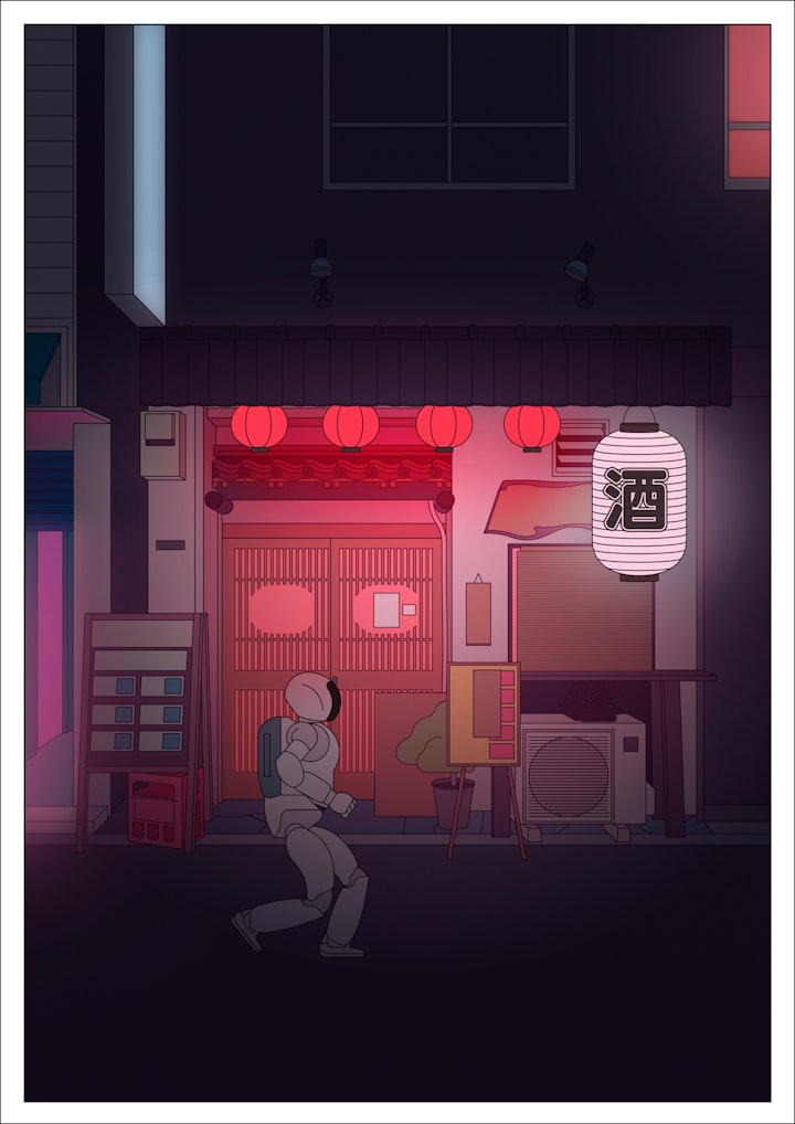 Emile the Illustrator - Outside in_exhib4
