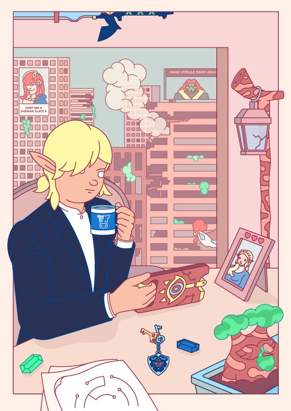 Emile the Illustrator - Link A4