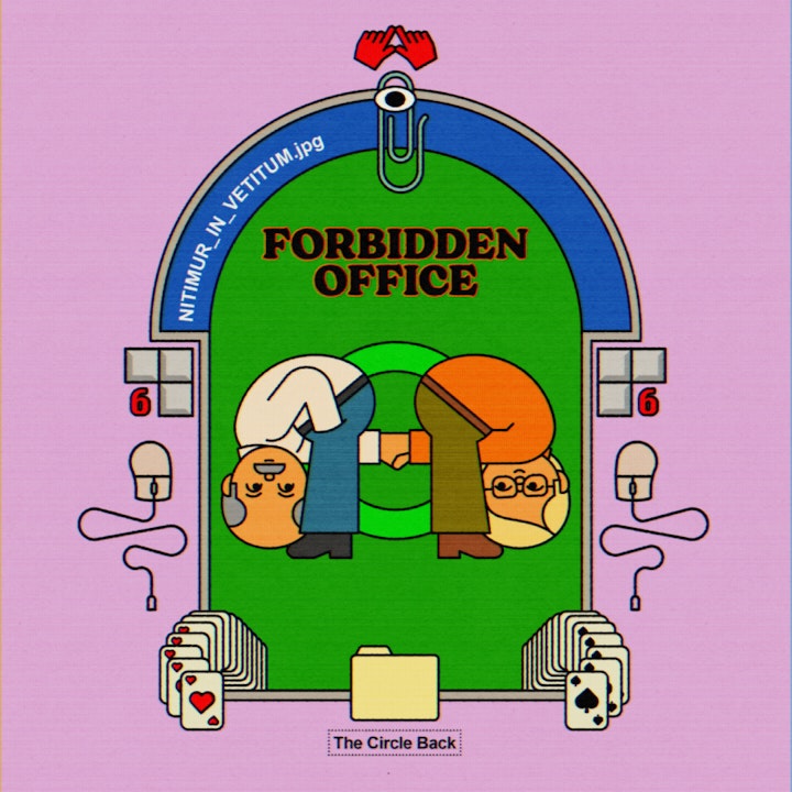 Emile the Illustrator - Forbidden office circle back render
