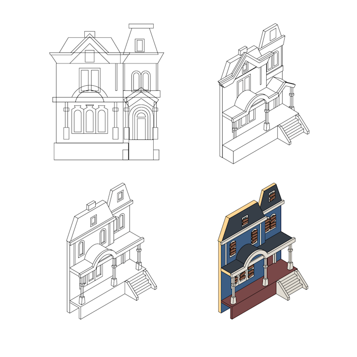 Emile the Illustrator - ST_House@2x