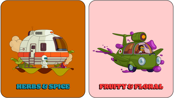 Emile the Illustrator - ship cards