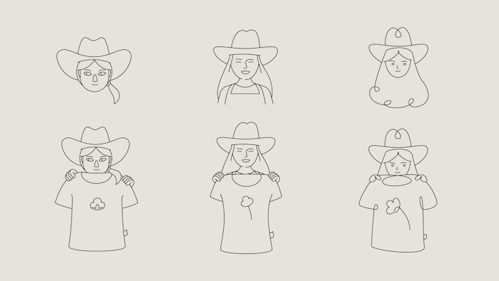 Emile the Illustrator - female options