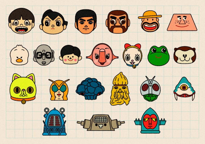Emile the Illustrator - Heads