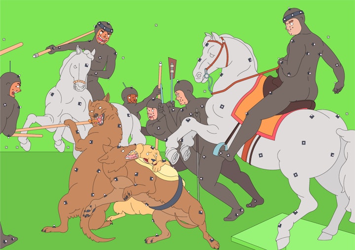Emile the Illustrator - motion capture