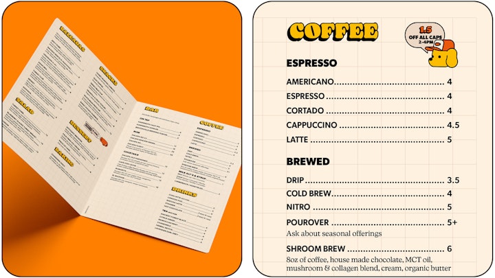 Emile the Illustrator - menu cards
