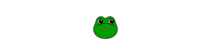 Emile the Illustrator - frog divider