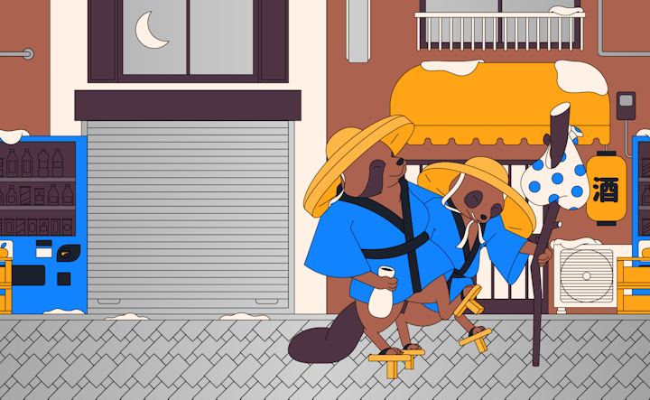 Emile the Illustrator - Yabai Tanuki@3x