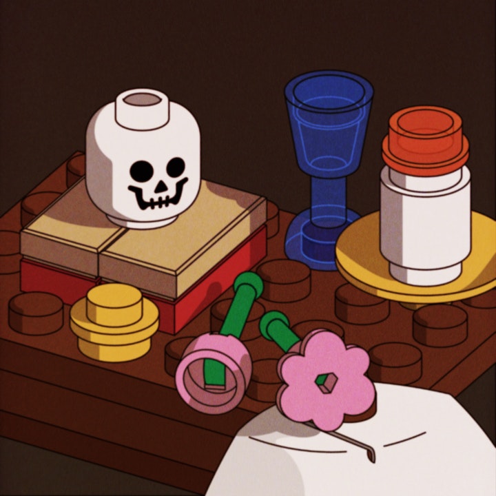 Emile the Illustrator - Still life skull_00000