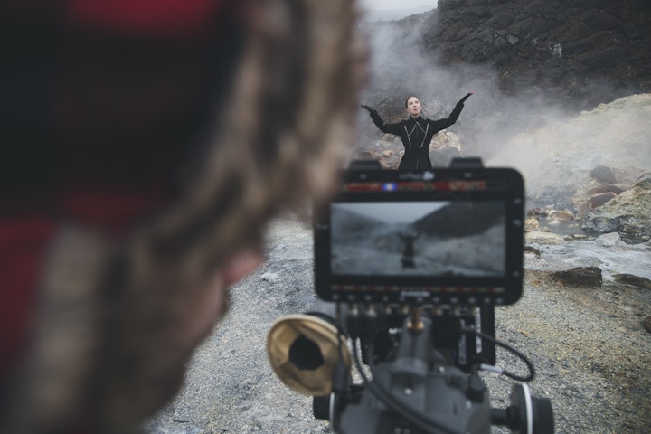 On set / Sasha Siem