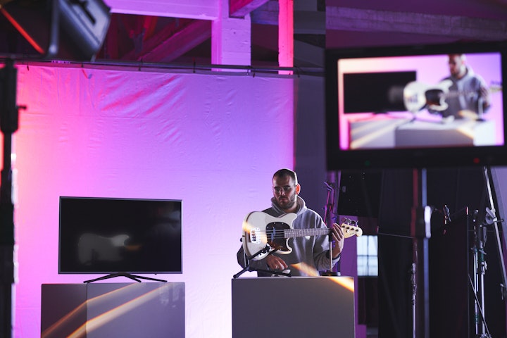 On set / Orkusalan - Eurovision