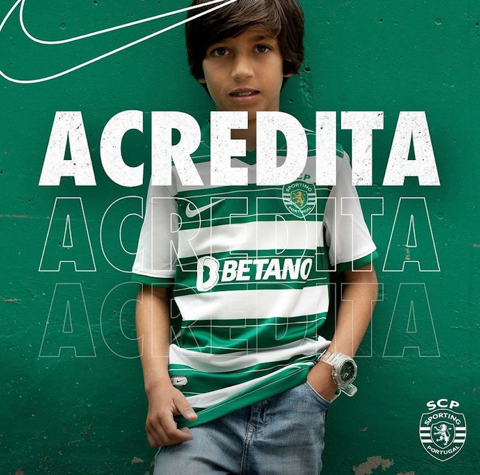 NIKE x SPORTING CP Home Kit 21/22. SCP3a