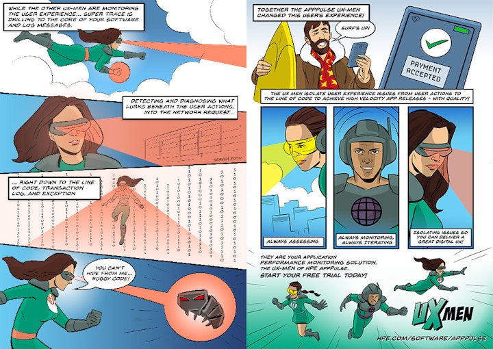 UX MEN Comic for Hewlett Packard Enterprise - 