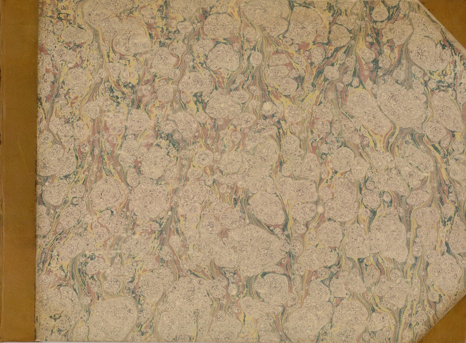 Clūds - Digital scan from manuscript endpapers at the Gerald Coke Handel Library.