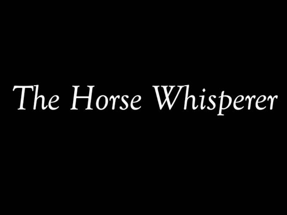 Re watchables - the guilty pleasures - Episode#5 - The Horse Whisperer with J Bunting Johnson