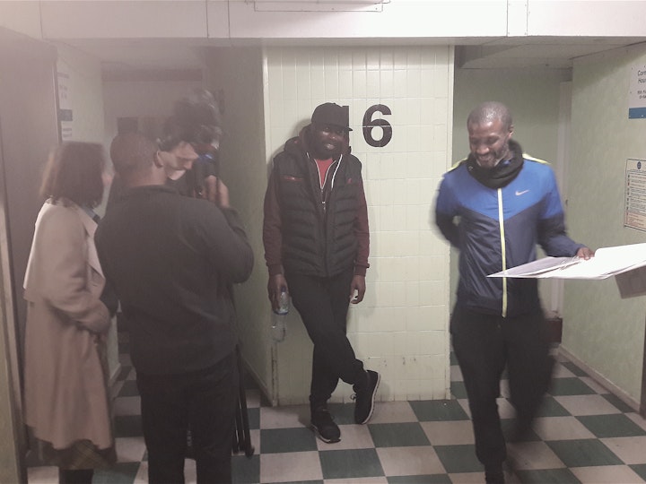 Production: The Light; Urban Chronicles, episode 1 - Day 3: a moment at the kennington location.