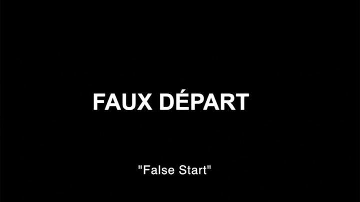 FAUX DÉPART TRAILER