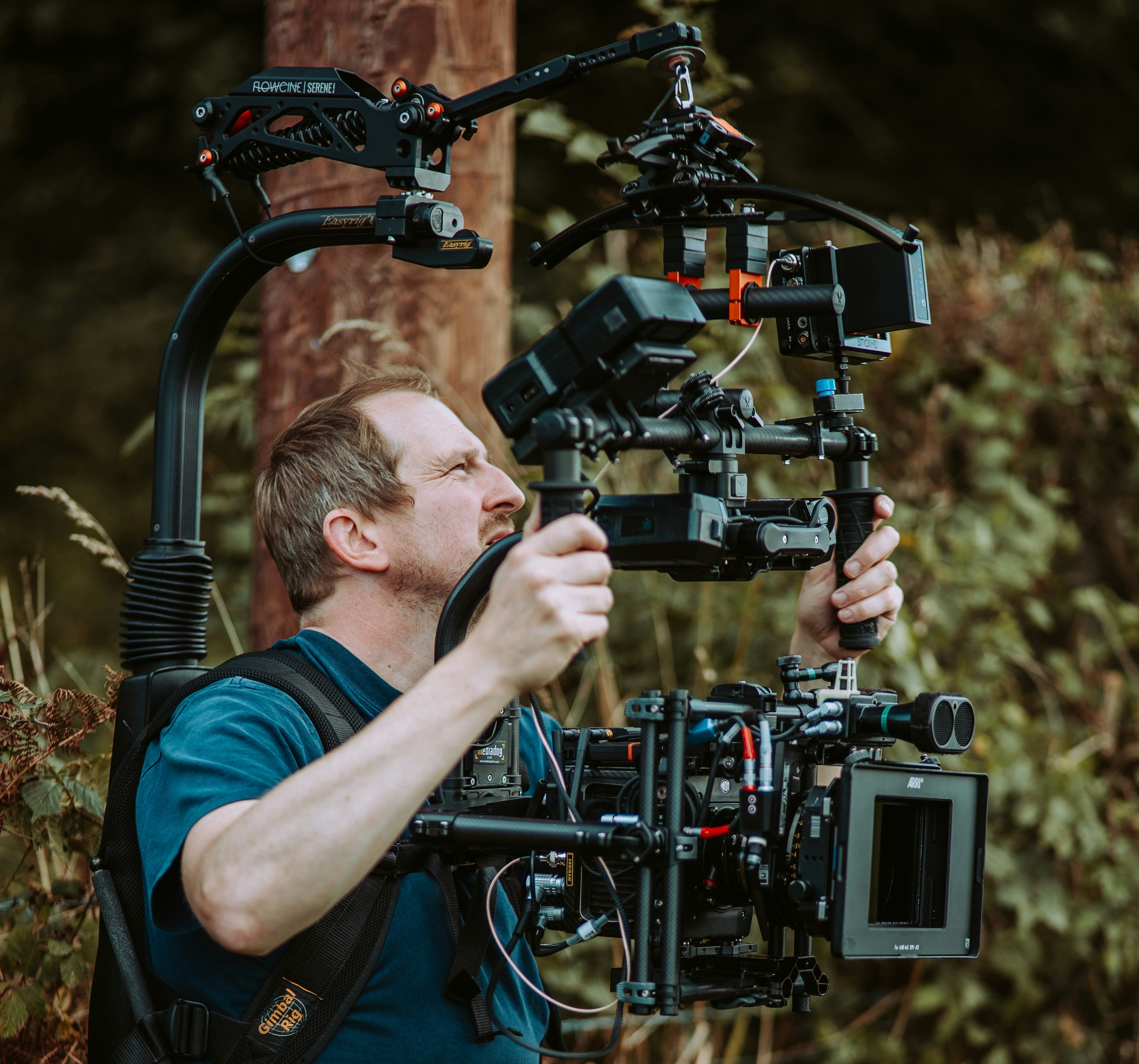 Chris Keenan operating Movi Pro Gimbal with Arri Alexa Mini on the short film Dog Run