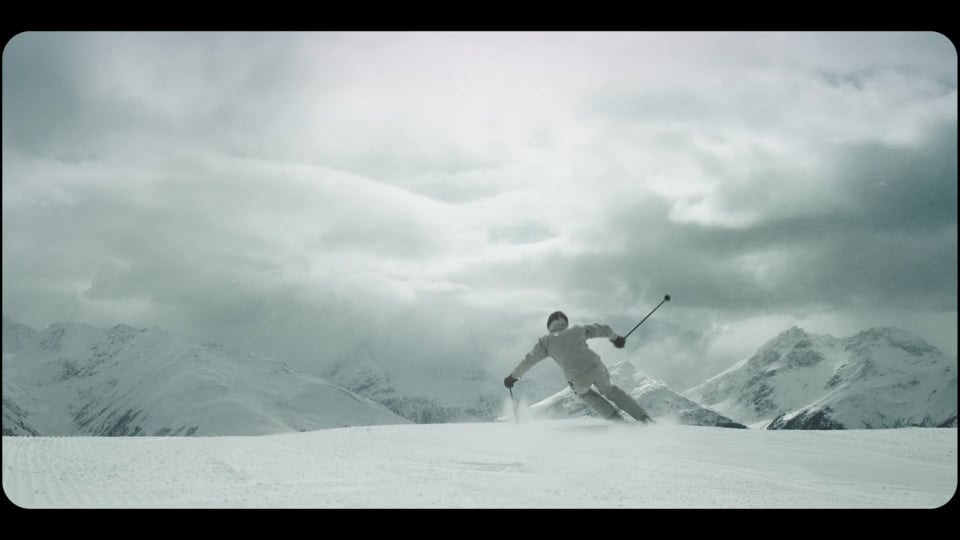 Spada – The mountain, in a ski