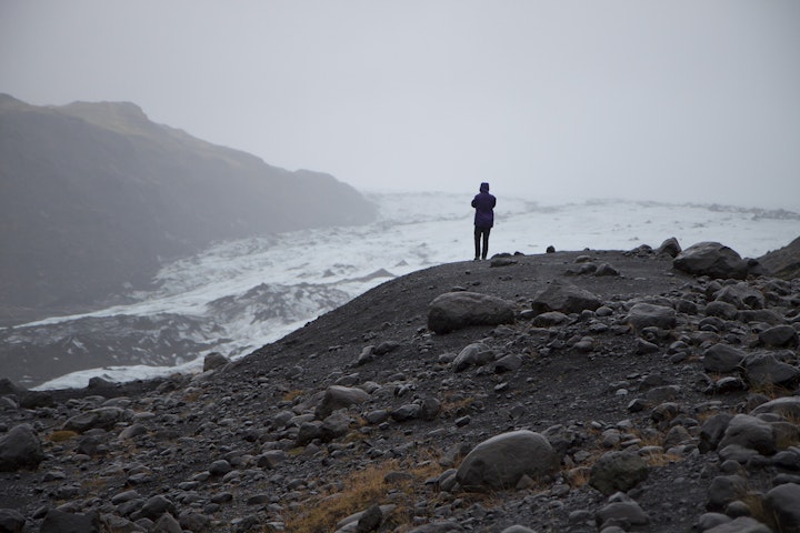 Great outdoors - Overlooking Sólheimajökull glacier, Iceland