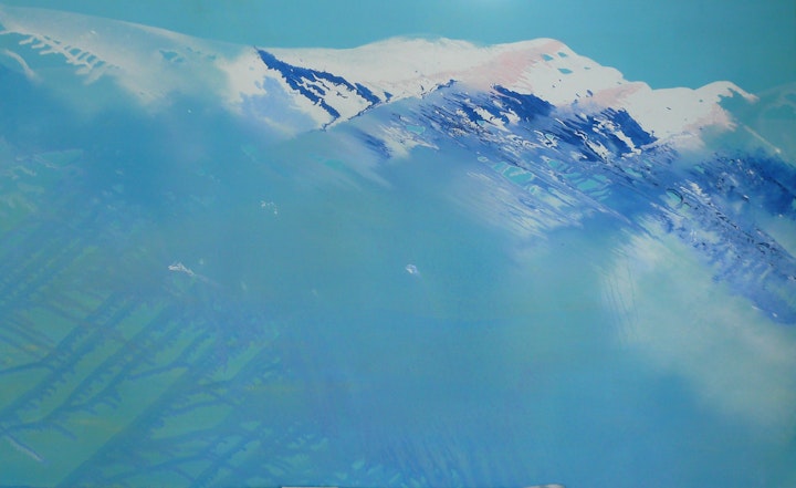 Ruth Hamill, Peak Conditions, 2010, oil on canvas, 30x48 inches