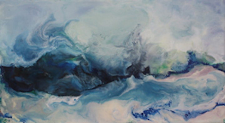 Chosen by  director and curator of Montserrat College of Art Gallery, for the group show The Perfect Storm of the Rocky Neck Art Colony and received top award (Sea Breeze, 10x18, encaustic on canvas)