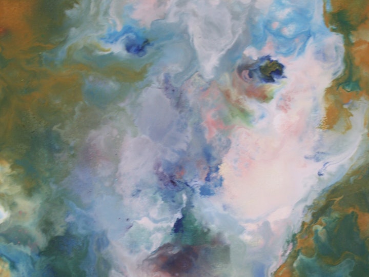 Ordinary People, encaustic on linen on board, 24x18, 2012