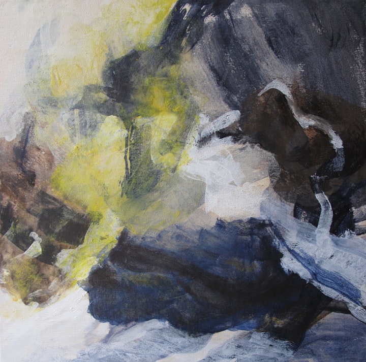 Etterlatt - Etterlatt
Disse fire små ble malt i Svolvær i juni 2011
De er alle 40 x 40 cm
Dette er solgt.