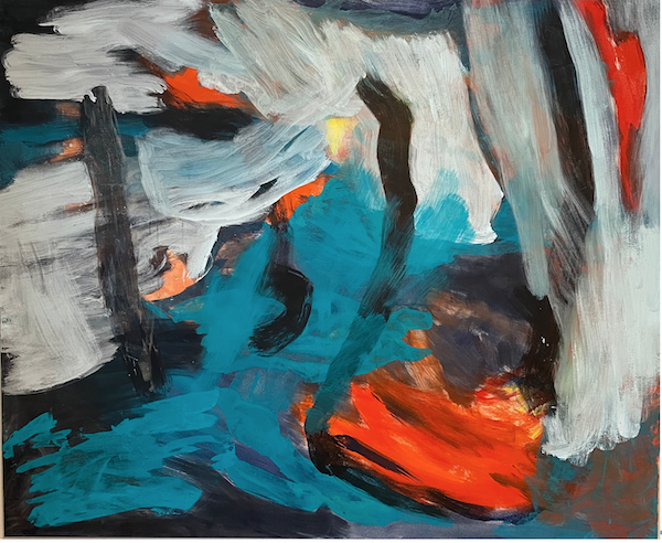 bilde 5 - Smeltevann, Ny-Ålesund 2022, 115 x 140 cm