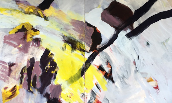Fallweb - Fall
140 x 230 cm
Påbegynt på Svalbard og ferdistilt i Piemonte