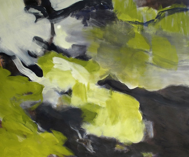 grønn - Flytende
140 x 115 cm. Påbegynt i Ny-ålesund.