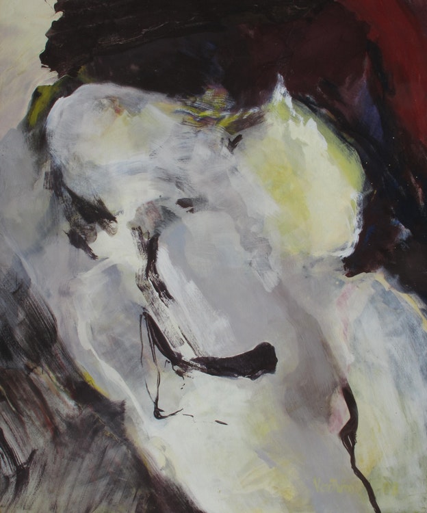 sammenknyttet - Bundet
Format 140 x 115 cm