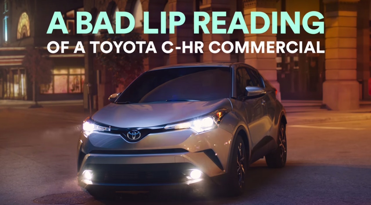 toyota c-hr commercial bad lip reading Reader punks us and dubs our own commercials. toyota.us/2qSJJQF | Toyota USA Toyota C-HR & Bad Lip