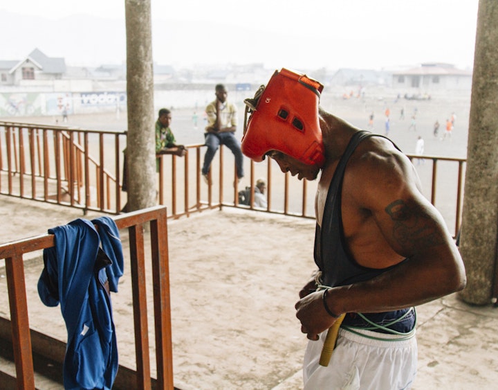 Kibomango. Stade les Volcans. Goma.