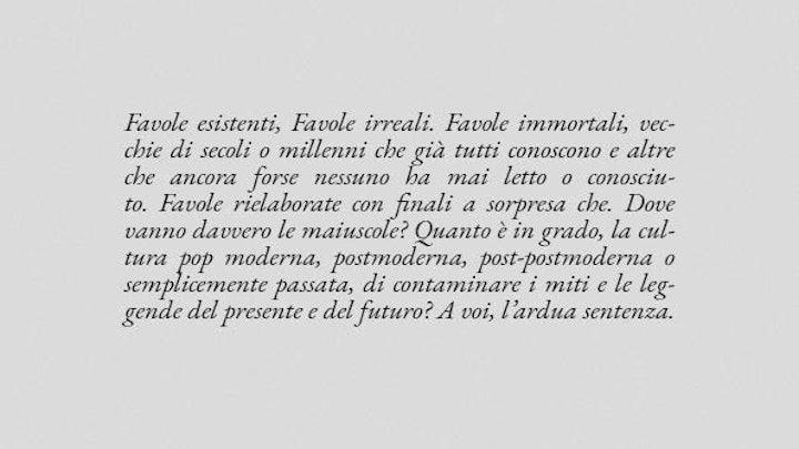 Favolacce Postmoderne