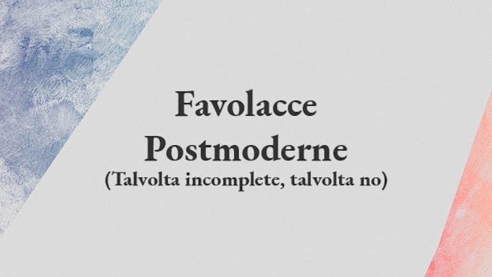 Favolacce Postmoderne