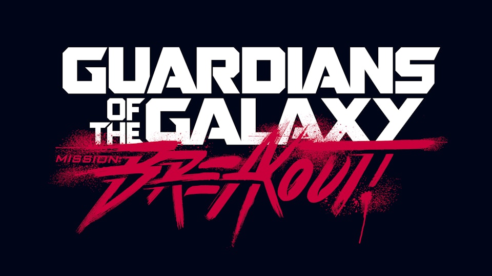 Guardians Of the Galaxy, Mission Breakout logo
