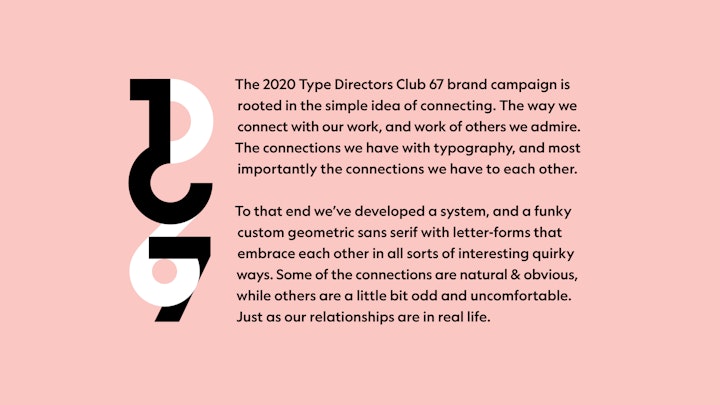 Type Directors Club (TDC) 67 Call for Entires Campaign