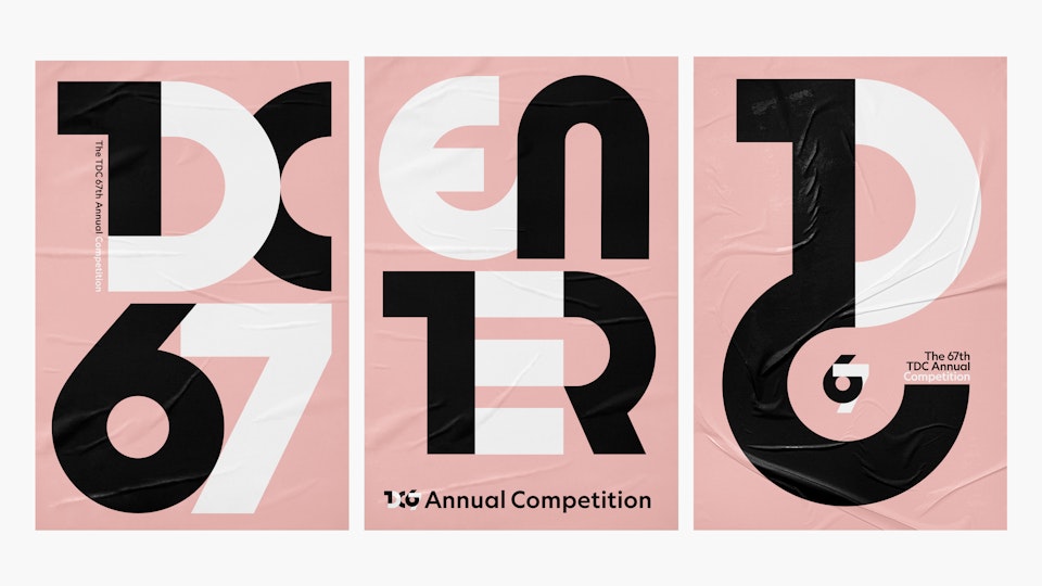 Type Directors Club (TDC) 67 Call for Entires Campaign