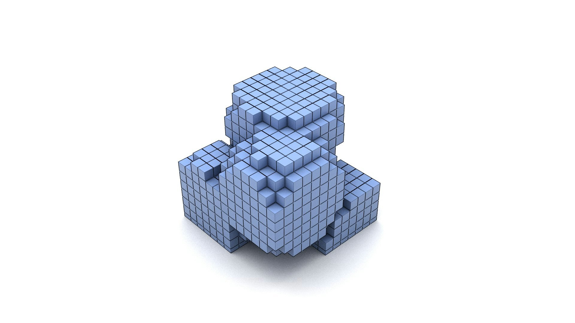 01 - The code allowed for live updating with infinitely adjustable details allowing for the unlimited object variations including different materials to pick and place.
