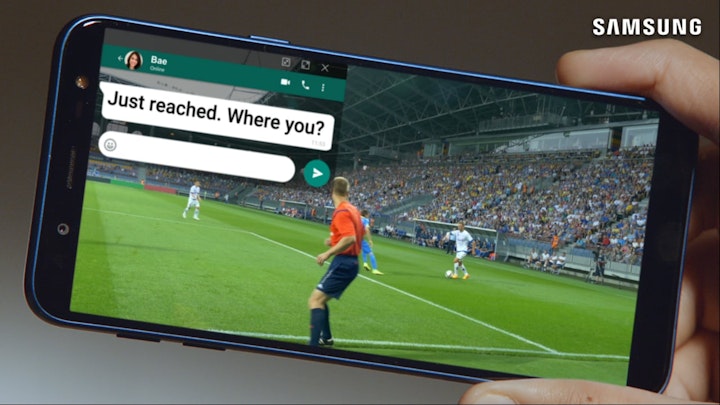 Samsung ON6- Chat over video