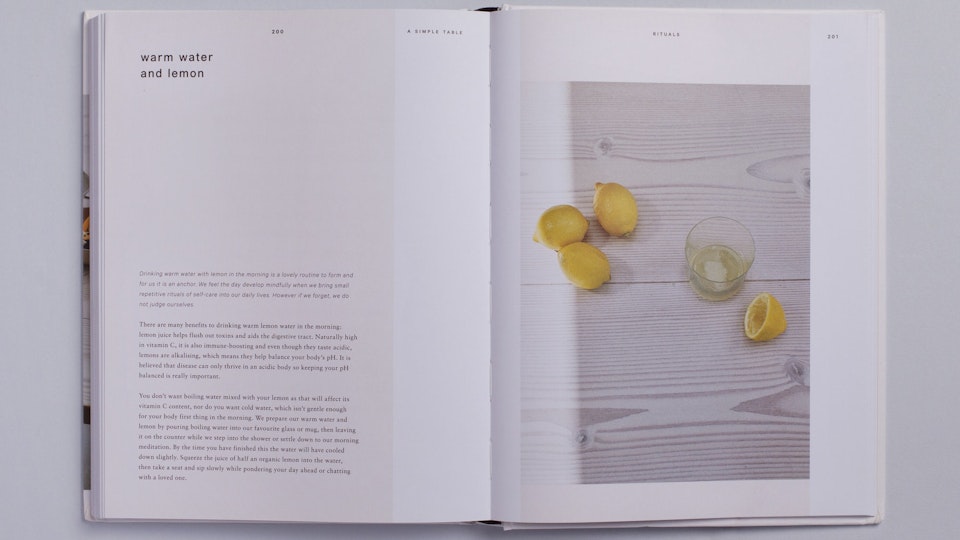 a simple table, yellowkite — creative direction, recipes and words