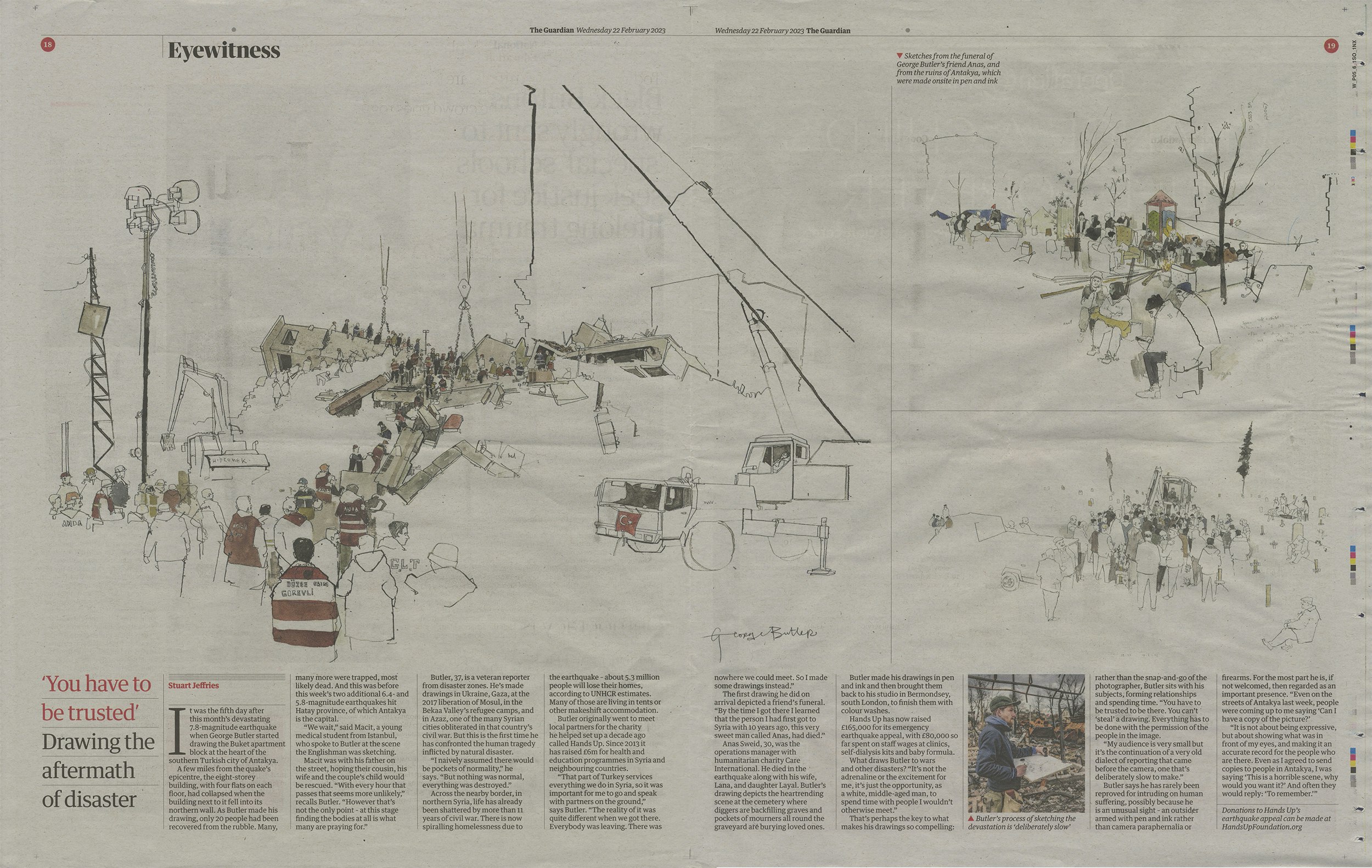 Press - George Butler, artist, illustrator, reportage