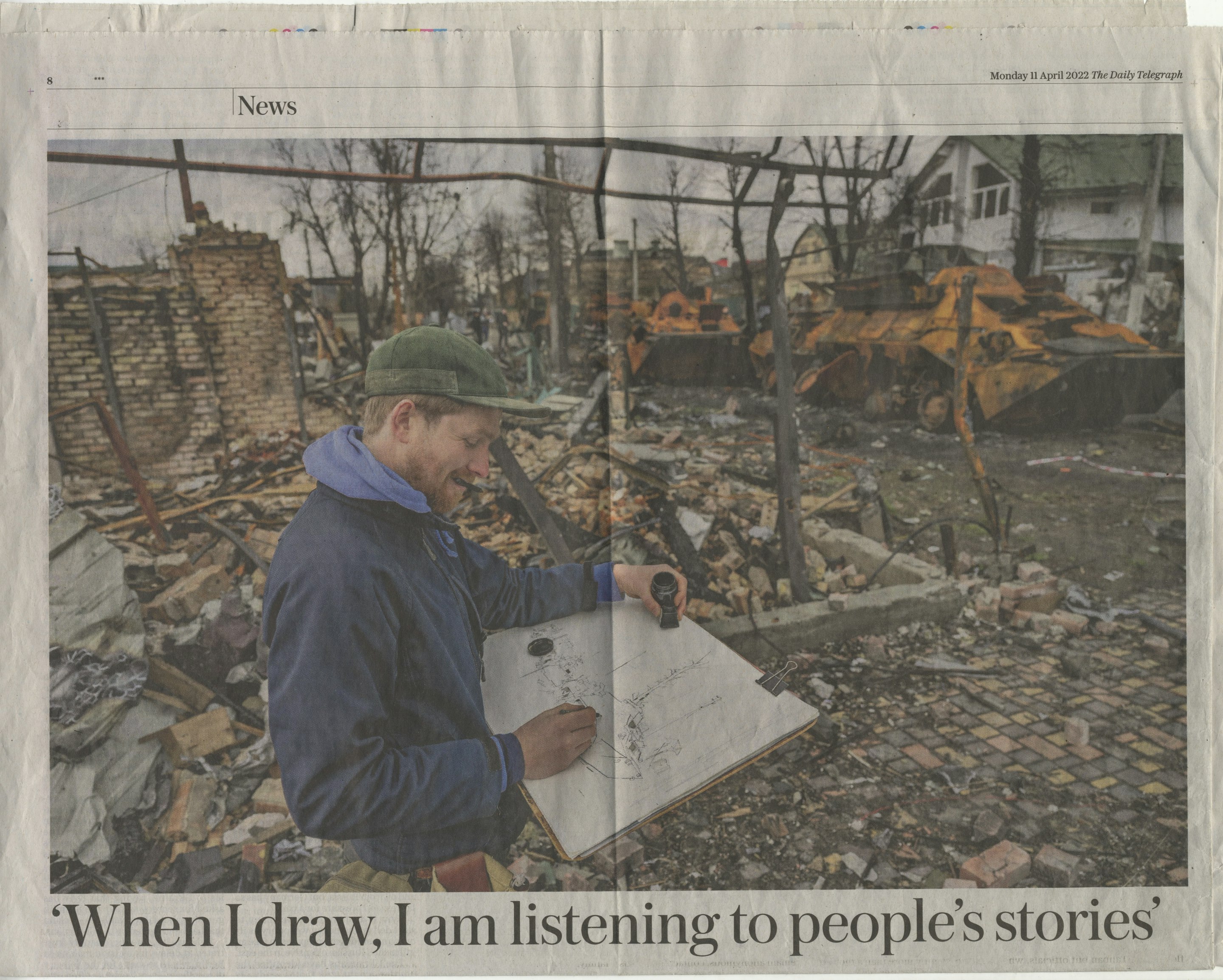 U k r a i n e - George Butler, artist, illustrator, reportage