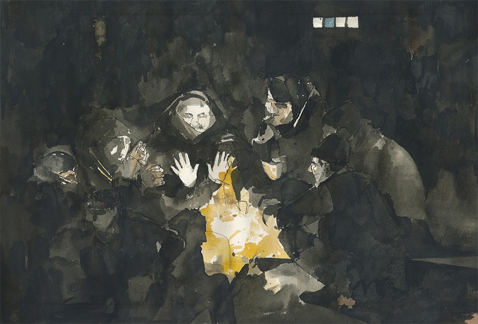 Stuck in Belgrade - George Butler, artist, illustrator, reportage