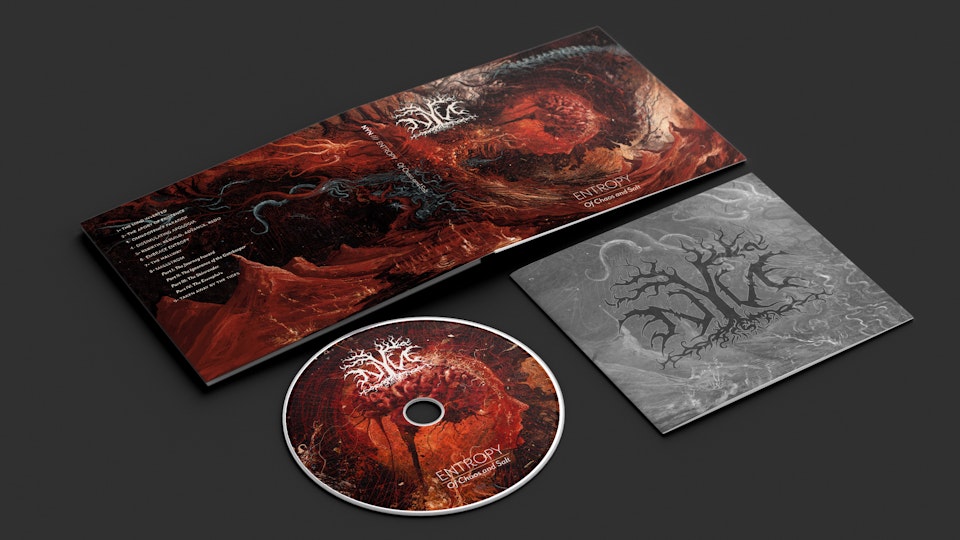 NYN - Entropy: Of Chaos and Salt - Digipak layout showing the full width of the main illustration.
